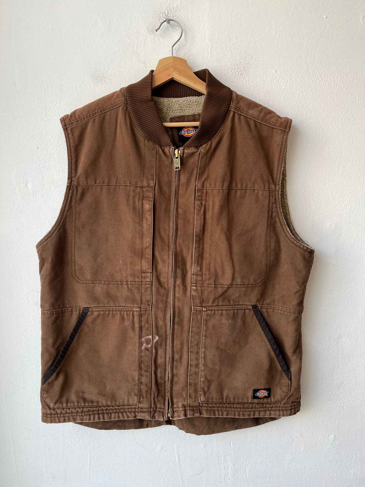 Y2K Sherpa Lined Dickies Vest