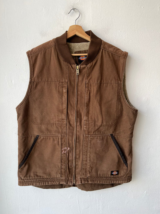 Y2K Sherpa Lined Dickies Vest