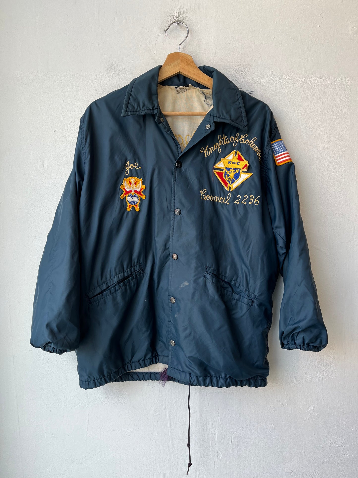 80's Knights of Columbus Member Jacket