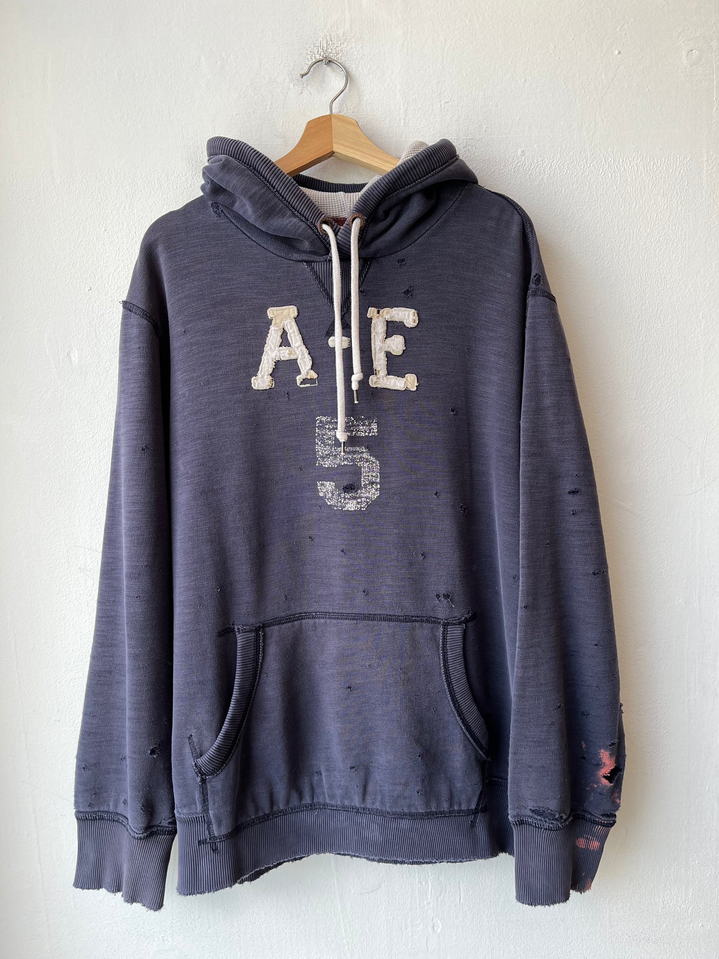Y2K Distressed American Eagle Hoodie