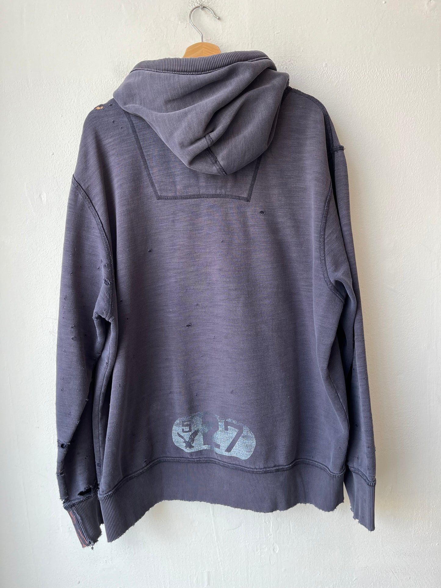 Y2K Distressed American Eagle Hoodie
