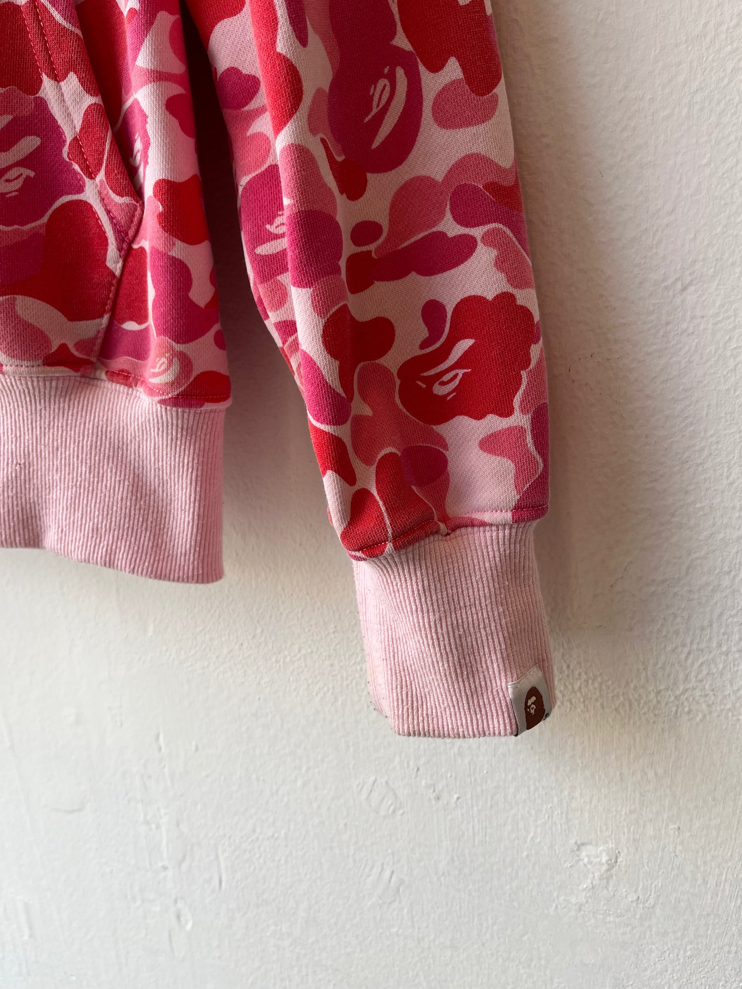 Y2K Pink Bape Shark Full Zip Hoodie