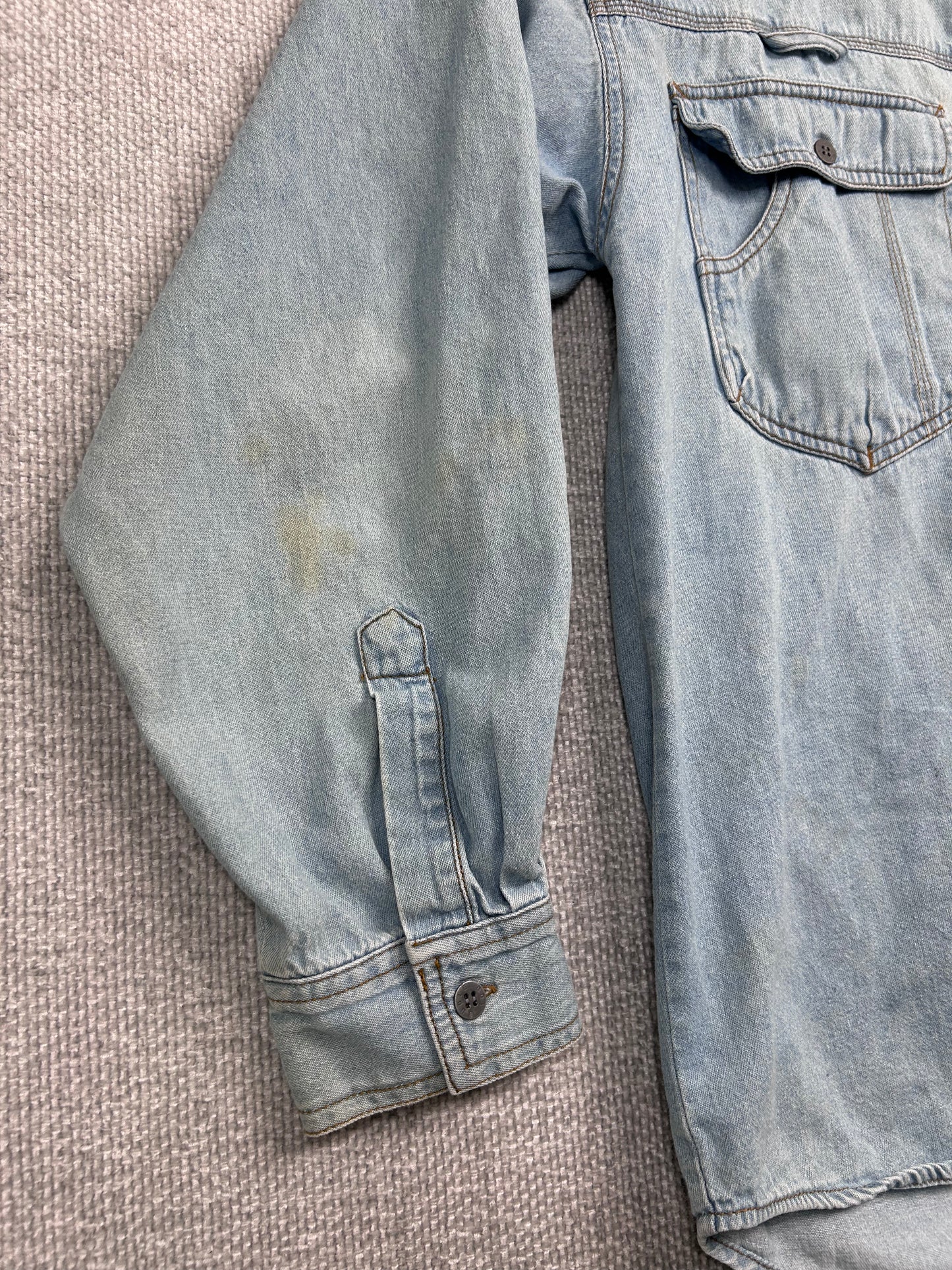 90's Bugle Boy Denim Button-Up Shirt