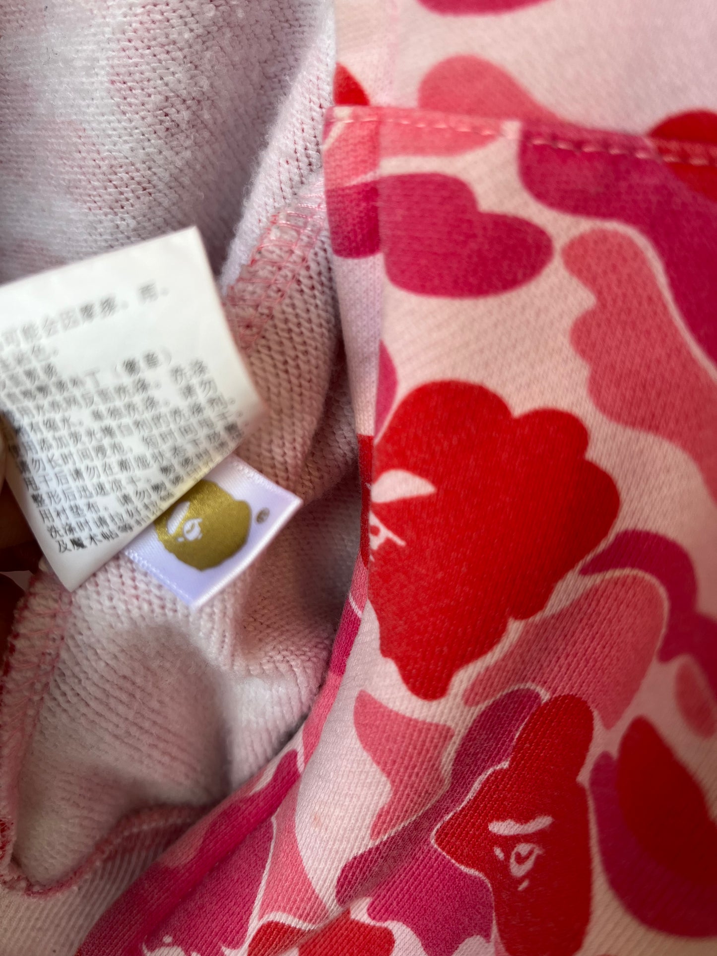 Y2K Pink Bape Shark Full Zip Hoodie